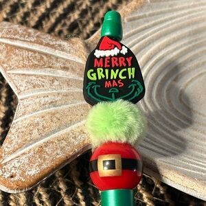 Christmas beaded pen